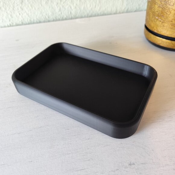 Modern, Minimalist Rectangular Catchall Tray 3D Printed Multi-Colors Available - Picture 3 of 15